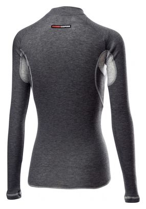 Castelli Women's Long Sleeve Jersey FLANDERS 2 WARM Gray
