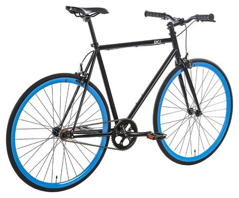 6KU Shelby 4 Fixie Bike Nero Blu