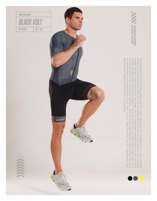 Tuta da triathlon Z3rod Racer Black Volt da uomo