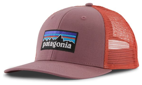 Patagonia P-6 Logo Trucker Cap Unisex Violett/Rot