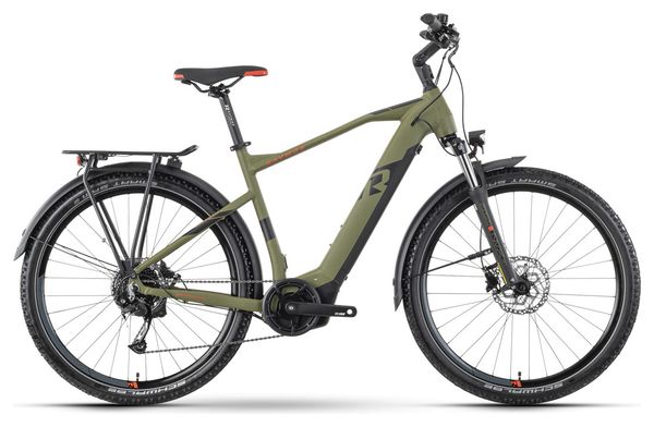 VTC Electrique Raymon CrossRay E 5.0 Tektro M350 9V 500 Wh 27.5'' Mattgrün 2023