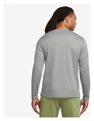 Camiseta de manga larga <strong>Nike Dri-Fit UV</strong> Miler Gris