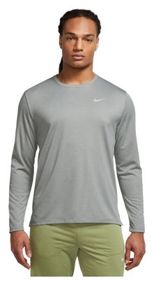 Nike Dri-Fit UV Miler Grey long-sleeve jersey