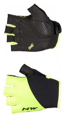 Paio di guanti corti Northwave Fast Grip Giallo / Nero