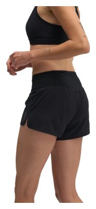 Pantaloncini Hoka Glide 3,5 pollici neri da donna