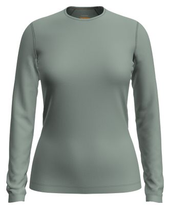 Icebreaker Donna 260 Tech Green Merino Long Sleeve Jersey