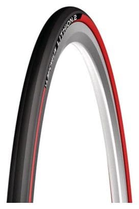 PNEU VELO MICHELIN 700x25 LITHION 2 RED V3 T/Souple 25-622.