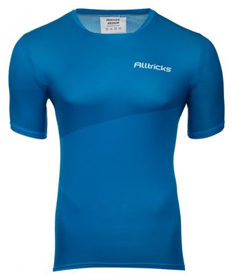 Alltricks MTB Korte Mouwen Jersey Blauw