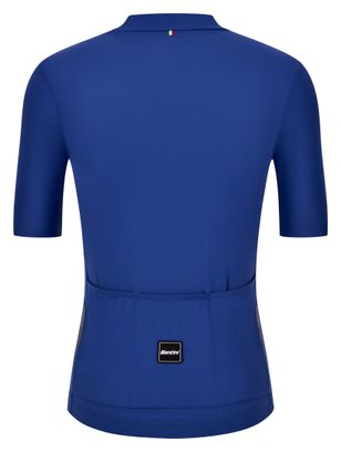 Santini Sensation Kurzarm-Trikot, blau, Unisex