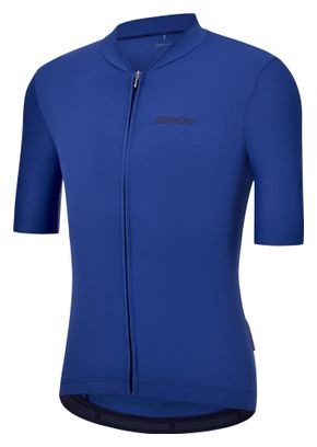 Santini Sensation Kurzarm-Trikot, blau, Unisex