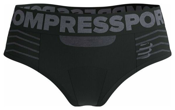 Compressport Naadloze Boxer - Zwart Vrouw