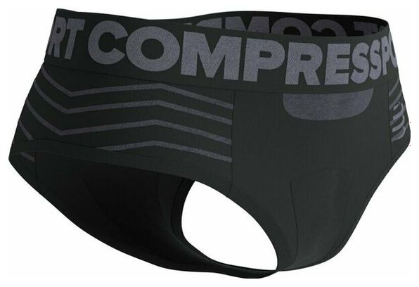 Boxer Compressport Seamless Noir Femme