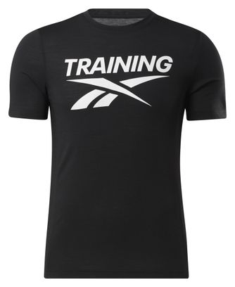 T-Shirt Reebok Training Vector Noir
