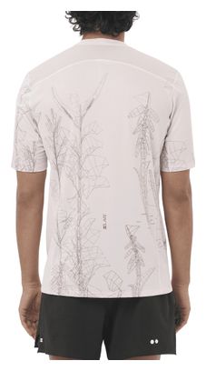 Camiseta de manga corta Salomon S/Lab Ultra Print Blanco/Rojo Hombre