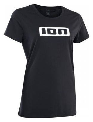 Camiseta de mujer ION Bike Logo SS DR Negra