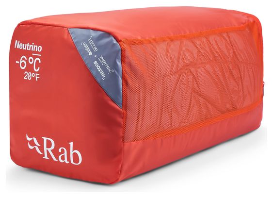Saco de dormir RAB Neutrino -6 °C/20 °F amarillo para mujer