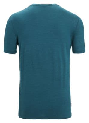 T-shirt Manches Courtes Mérinos Icebreaker Tech Lite II Vert