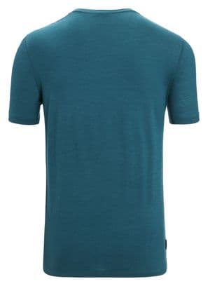 T-shirt Manches Courtes Mérinos Icebreaker Tech Lite II Vert S