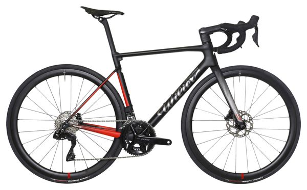 Wilier Triestina Wilier 0 SL Rennrad Shimano 105 Di2 12S NDR38KC 700 mm Schwarz Rot 2023