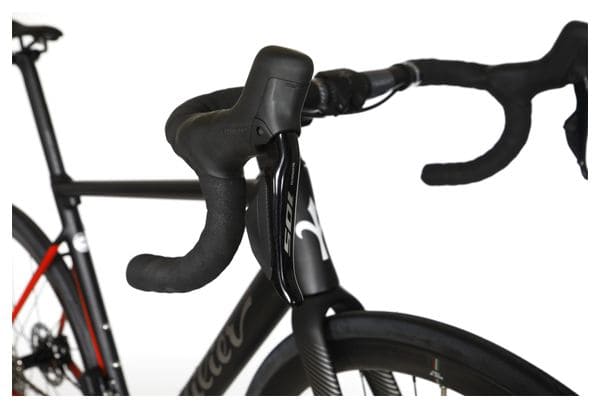 Wilier Triestina Wilier 0 SL Road Bike Shimano 105 Di2 12S NDR38KC 700 mm Black Red 2023