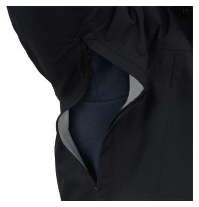 Veste imperméable de randonnée Alpinus Carniche noir - Homme