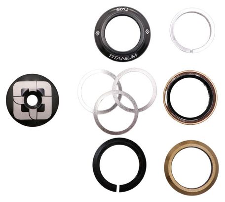 Jeu De Direction Intégré Pride Ti45 Titanium Noir 1-1/8