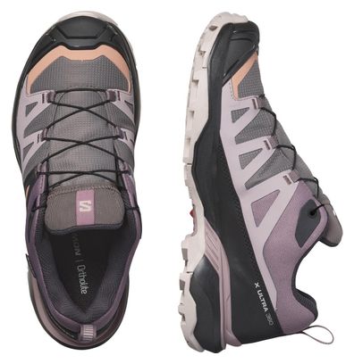 Wandelschoenen Dames Salomon X Ultra 360 GTX Violet Grijs