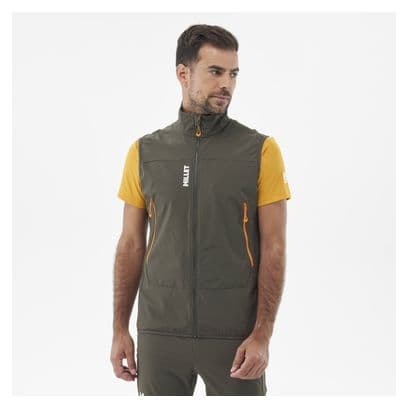 Millet Fusion XCS Khaki Sleeveless Softshell Jacket