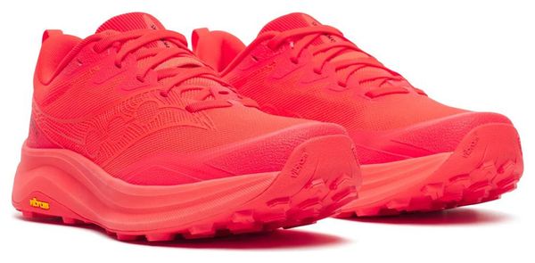 Saucony Peregrine 16 Red Men's Trail Running Shoes