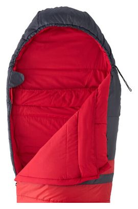 Sac de Couchage Loisir Verdon Gris et rouge Gauche