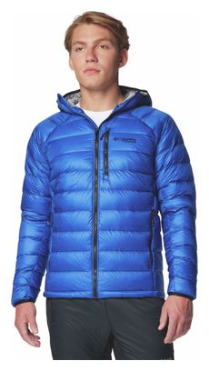 Columbia Arctic Crest Hooded Down Jacket Blue