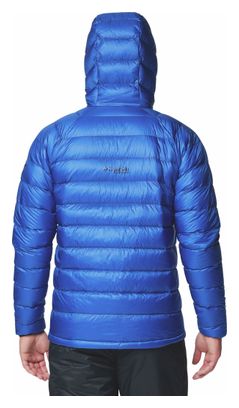 Columbia Arctic Crest Hooded Down Jacket Blauw