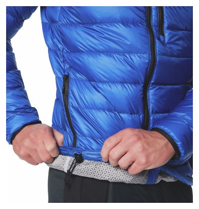 Columbia Arctic Crest Hooded Down Jacket Blue