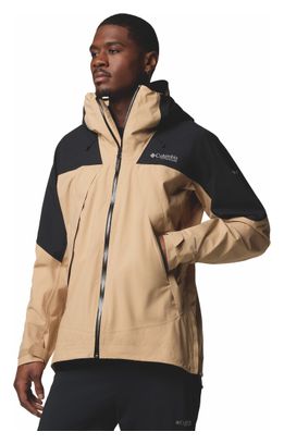 Chaqueta impermeable Columbia Northwest Explorer 3L Beige para hombre