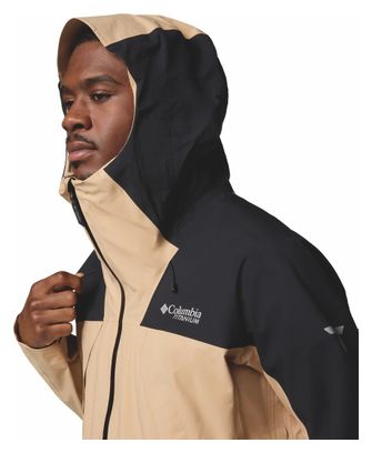 Columbia Northwest Explorer 3L Beige Men's Waterproof Jacket