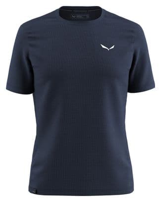 Camiseta técnica de hombre Salewa Puez Hybrid Dry Azul