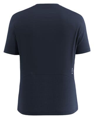 Camiseta técnica de hombre Salewa Puez Hybrid Dry Azul