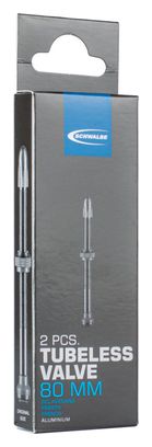 Par de Válvulas Tubeless <p>Schwabe</p>Presta Negro