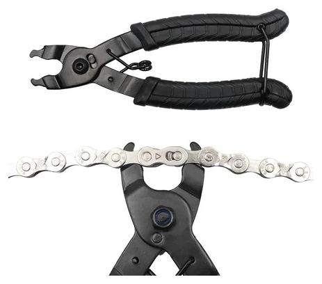 Pince ouverture/fermeture maillon rapide vélo – Compatible Shimano et chaînes 9 à 12 vitesses