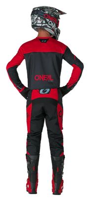 Pantalon VTT O'Neal Element Racewear Noir/Rouge Homme