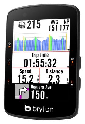Bryton Rider 550 D GPS computer + cadans/hartslagsensor