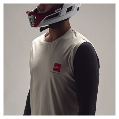 Maillot Manches Longues Leatt Gravity 2.0 Blanc Homme
