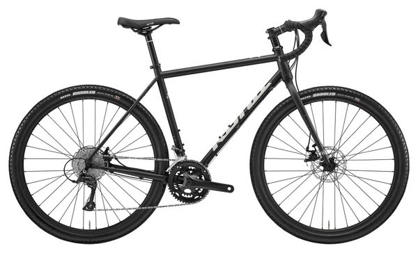 Bicicletta gravel Kona Rove con cambio Shimano Sora a 9 velocità, 650b, nera
