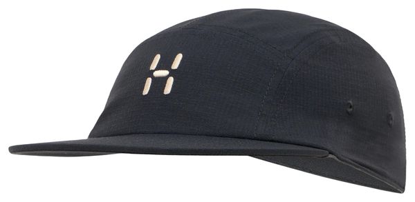 Haglöfs Brand Five-Panel Cap, Black, Unisex 
