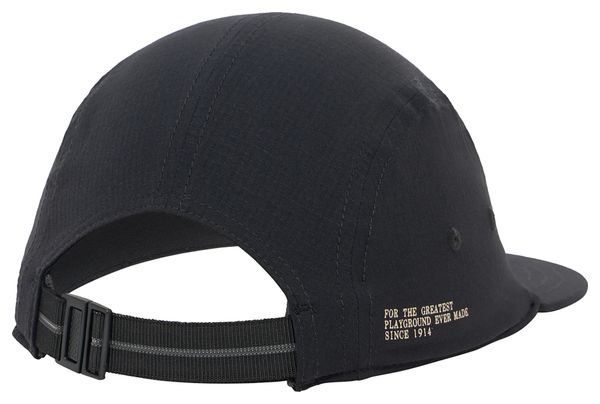 Haglöfs Brand Five-Panel Cap, Black, Unisex 