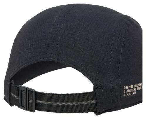Haglöfs Brand Five-Panel Cap, Black, Unisex 