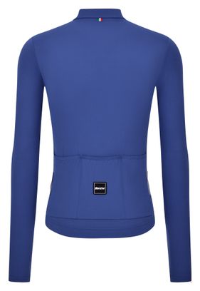 Maglia a maniche lunghe Santini Sensation blu unisex