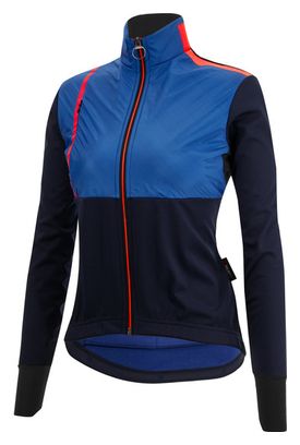 Chaqueta de manga larga para mujer Santini Vega Absolute Blue