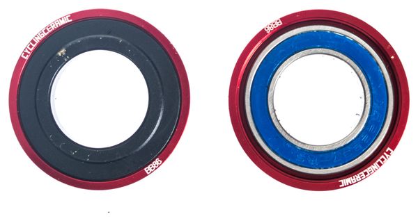 CyclingCeramic Bottom Bracket BB86 Sram GXP Red