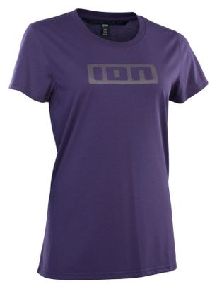T-shirt Femme ION Bike Logo SS DR Violet